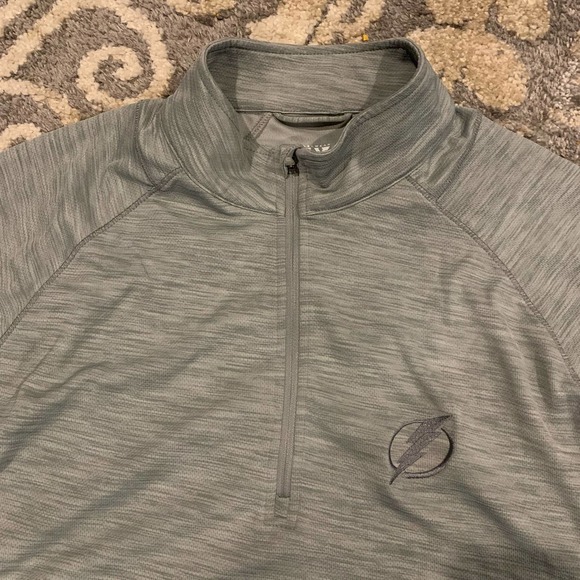 Tampa Bay Lightning Levelwear Calibre Icon Mantra 1/4 Zip Pullover Men's Size XL - Picture 5 of 7